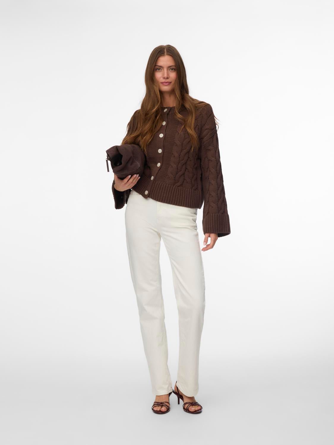 VMSVEA Knit Cardigan - Chocolate Martini - VERO MODA & VILA Bergvik
